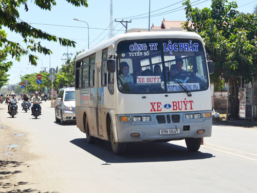 hệ thống xe bus tại Phan Rang
