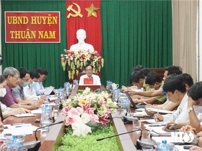 Đoàn giám sát HĐND tỉnh làm việc với huyện Thuận Nam và Ninh Sơn