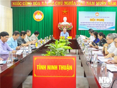 Ủy ban MTTQ Việt Nam tỉnh: Tọa đàm phản biện về Xây dựng và phát triển Ninh Thuận “Xanh – sạch – đẹp”