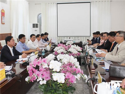 Lãnh đạo tỉnh làm việc với Hiệp hội Doanh nhân và Đầu tư Việt Nam-Hàn Quốc