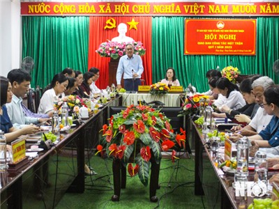 Ủy ban MTTQ Việt Nam tỉnh: Giao ban công tác Mặt trận quý I năm 2023