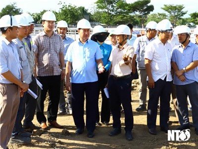 Lãnh đạo UBND tỉnh kiểm tra thực địa Dự án môi trường bền vững Tp. Phan Rang-Tháp Chàm