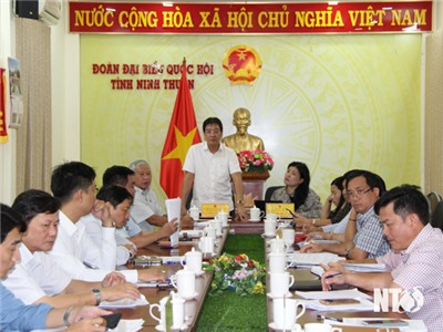 Đoàn đại biểu Quốc hội đơn vị tỉnh làm việc với UBND tỉnh