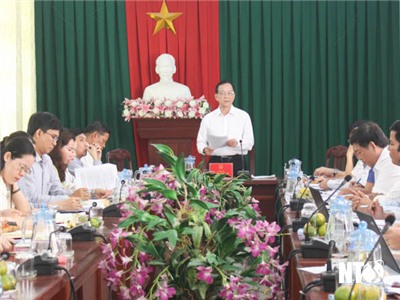 Thường trực HĐND tỉnh làm việc với Thường trực HĐND huyện Thuận Nam