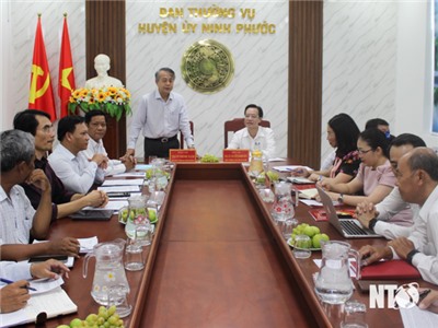 Đoàn Công tác của Học viện Chính trị Quốc gia Hồ Chí Minh làm việc với Ban Tuyên giáo Tỉnh ủy về kết quả thực hiện Chỉ thị số 20-CT/TW