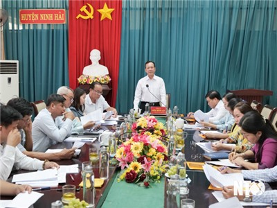 HĐND tỉnh: Giám sát chuyên đề chính sách phát triển du lịch tại huyện Ninh Hải