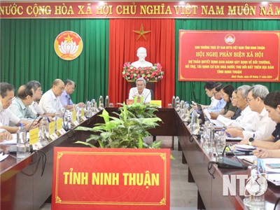 Hội nghị phản biện xã hội dự thảo Quy định bồi thường, hỗ trợ, tái định cư