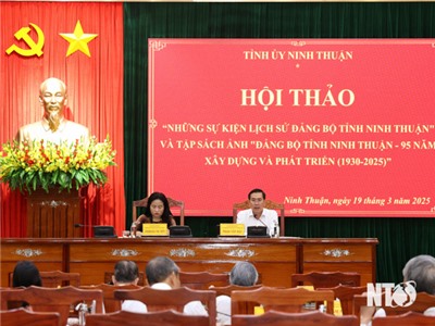 Hội thảo “Những sự kiện lịch sử Đảng bộ tỉnh Ninh Thuận” và tập sách ảnh “Đảng bộ tỉnh Ninh Thuận - 95 năm xây dựng và phát triển (1930-2025)”