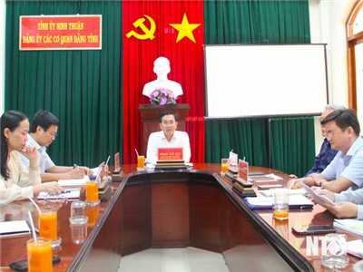 Họp cho ý kiến dự thảo lần thứ nhất Báo cáo chính trị trình Đại hội đại biểu Các cơ quan Đảng tỉnh lần thứ I nhiệm kỳ 2025-2030