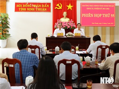 Thường trực HĐND tỉnh tổ chức phiên họp thứ 55