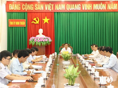 Thường trực Tỉnh ủy họp cho ý kiến về các dự án đầu tư trên địa bàn tỉnh