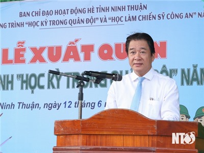 Lễ xuất quân lớp thứ nhất chương trình “Học kỳ trong quân đội” năm 2025